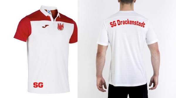 SG Drackenstedt Joma Polo Shirt, inkl. Wappen, Vereinsname